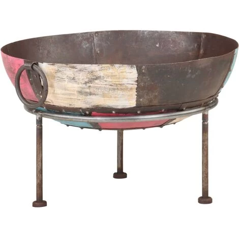 TRUE DEAL Foyer Rustique Coloré Ø 60 Cm Fer 3 TRUE DEAL Foyer Rustique Coloré Ø 60 Cm Fer