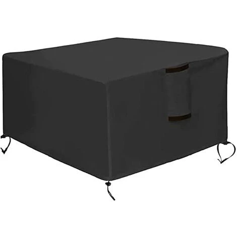 TANCYCO Couverture De Foyer Extérieur Couverture Carrée De Foyer étanche Coupe-vent Ripstop Firepit Table Couverture De Foyer Extérieur (33 * 33 * 24in) 3 TANCYCO Couverture De Foyer Extérieur Couverture Carrée De Foyer étanche Coupe-vent Ripstop Firepit Table Couverture De Foyer Extérieur (33 * 33 * 24in)