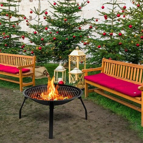 PEDY Brasero Extérieur Jardin Cheminée Foyer Pour Terrasse, Plage,Fête 7 PEDY Brasero Extérieur Jardin Cheminée Foyer Pour Terrasse, Plage,Fête – Image 5