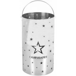 LIFCAUSAL Camplerder Acier Inoxydable Intégré Bonfire Barrels Starrys Pattern Camping En Plein Air Barbecue Fin Automne Hiver Nuit Chauffage Poêles Multifonctionnel Pratique Poêles À Bois