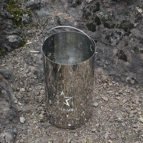 LIFCAUSAL Camplerder Acier Inoxydable Intégré Bonfire Barrels Starrys Pattern Camping En Plein Air Barbecue Fin Automne Hiver Nuit Chauffage Poêles Multifonctionnel Pratique Poêles À Bois 7 LIFCAUSAL Camplerder Acier Inoxydable Intégré Bonfire Barrels Starrys Pattern Camping En Plein Air Barbecue Fin Automne Hiver Nuit Chauffage Poêles Multifonctionnel Pratique Poêles À Bois – Image 5