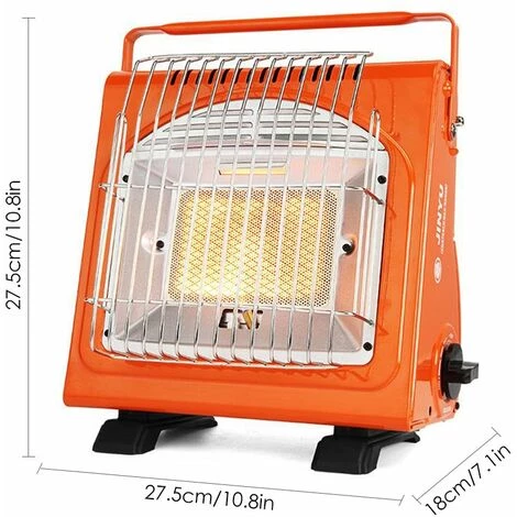 LIFCAUSAL 1.7KW Chauffage D'espace Portable Chauffage Au Gaz Multifonctionnel Chauffage En Céramique Réchauffeur De Poêle En Fer Réglable Pour L'extérieur Camping Tente Pique-nique 5 LIFCAUSAL 1.7KW Chauffage D'espace Portable Chauffage Au Gaz Multifonctionnel Chauffage En Céramique Réchauffeur De Poêle En Fer Réglable Pour L'extérieur Camping Tente Pique-nique – Image 3