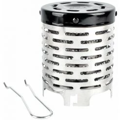 LIFCAUSAL Couverture Chauffante Portative De Tente D'acier Inoxydable De Mini Réchauffeur De Camping En Plein Air Avec La Couverture Chauffante De Poêle De Poignée