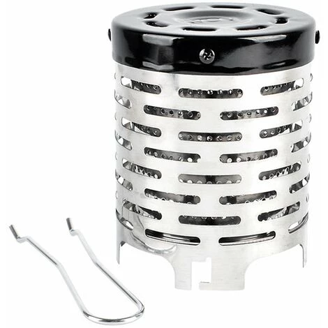 LIFCAUSAL Couverture Chauffante Portative De Tente D'acier Inoxydable De Mini Réchauffeur De Camping En Plein Air Avec La Couverture Chauffante De Poêle De Poignée 3 LIFCAUSAL Couverture Chauffante Portative De Tente D'acier Inoxydable De Mini Réchauffeur De Camping En Plein Air Avec La Couverture Chauffante De Poêle De Poignée