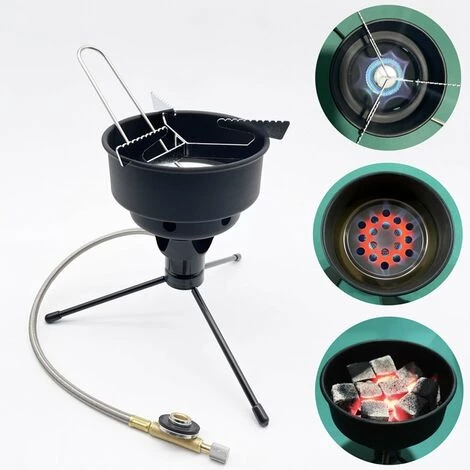 LIFCAUSAL Gaz De Type Fendu Extérieur Gaz De Four à Carbone Réchauds De Camping Réchauds à Gaz Four à Charbon Portable Narguilés Four à Charbon Réservoir De Gaz Plat 7 LIFCAUSAL Gaz De Type Fendu Extérieur Gaz De Four à Carbone Réchauds De Camping Réchauds à Gaz Four à Charbon Portable Narguilés Four à Charbon Réservoir De Gaz Plat – Image 5
