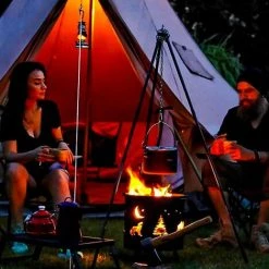 LIFCAUSAL Camping En Plein Air Feu De Joie Foyer En Fonte Baril à Bois Portable Poêle à Charbon De Bois Pour Arrière-cour Camping Pique-nique Barbecue L -Chauffage d'extérieur Soldes 67642978 3