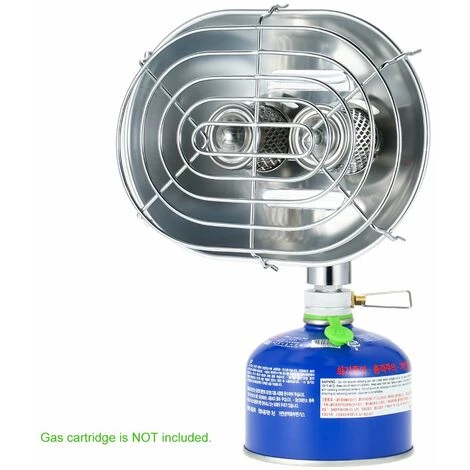 LIFCAUSAL Double Tête Chauffage Extérieur Portable Infrarouge Ray Camping Chauffage Poêle Plus Chaud Chauffage Cuisinière à Gaz 4 LIFCAUSAL Double Tête Chauffage Extérieur Portable Infrarouge Ray Camping Chauffage Poêle Plus Chaud Chauffage Cuisinière à Gaz – Image 2