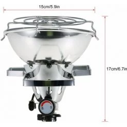 LIFCAUSAL 1000W Outdoor Portable Piezo Ignition Gas Heater Warmer Heating Stove For Long Gas Tank 11 LIFCAUSAL 1000W Outdoor Portable Piezo Ignition Gas Heater Warmer Heating Stove For Long Gas Tank -Chauffage d'extérieur Soldes 67643143 5