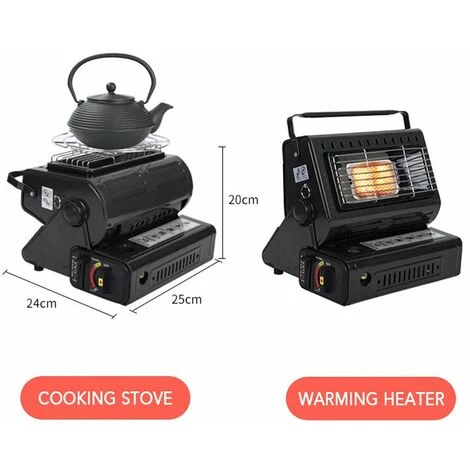 LIFCAUSAL Réchauffeur De Gaz De Camping En Plein Air Portable Double Usage Chauffage Au Gaz Réchaud De Cuisson 7 LIFCAUSAL Réchauffeur De Gaz De Camping En Plein Air Portable Double Usage Chauffage Au Gaz Réchaud De Cuisson – Image 5