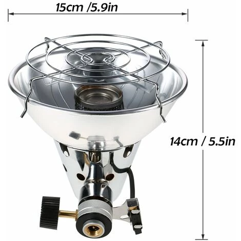 LIFCAUSAL Réchauffeur De Chauffage à Gaz à Allumage Piézo-électrique Portatif Extérieur 4 LIFCAUSAL Réchauffeur De Chauffage à Gaz à Allumage Piézo-électrique Portatif Extérieur – Image 2