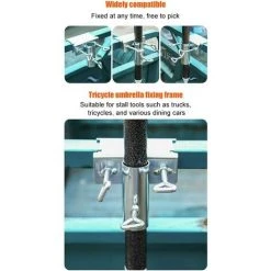 ENLENK Pied De Parasol, Support De Parasol Pour Balcon, Balustrade De Balcon, Pince Pour Parasol, Support Pour Jardin, Terrasse, Balcon, Balustrade 10 ENLENK Pied De Parasol, Support De Parasol Pour Balcon, Balustrade De Balcon, Pince Pour Parasol, Support Pour Jardin, Terrasse, Balcon, Balustrade -Chauffage d'extérieur Soldes 67682508 4