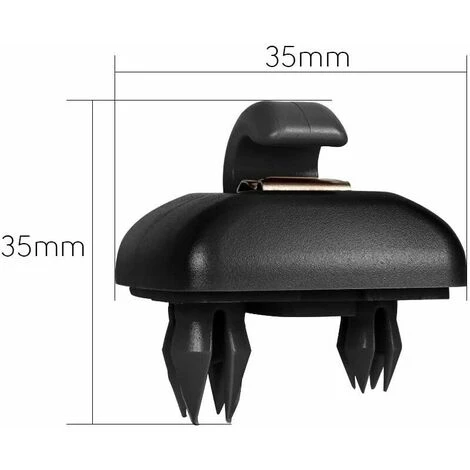 FLYME Noir Intérieur Pare-soleil Crochet Support D'attache Pour A1 A3 A4 A5 Q3 Q5 8e0 857 562 4 FLYME Noir Intérieur Pare-soleil Crochet Support D'attache Pour A1 A3 A4 A5 Q3 Q5 8e0 857 562 – Image 2