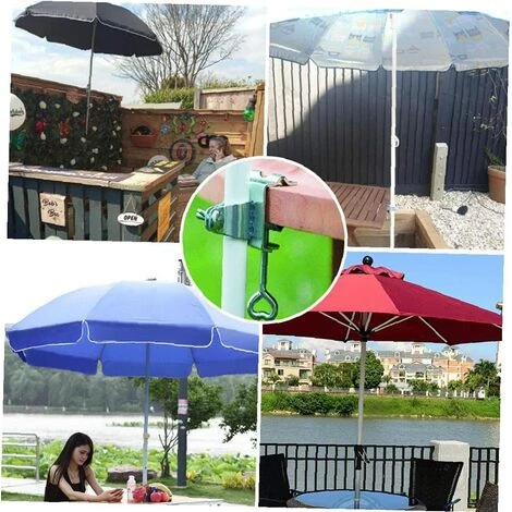 LLOVE Umbrella Fixe Clip En Métal Robuste Parasol De Fixation Clip Parasol Platelage Bride De Fixation Pour Pare-Soleil 6 LLOVE Umbrella Fixe Clip En Métal Robuste Parasol De Fixation Clip Parasol Platelage Bride De Fixation Pour Pare-Soleil – Image 4