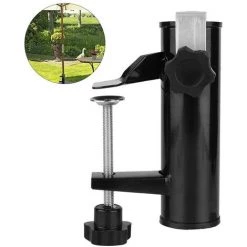 LLOVE Porte-Parasol Balustrade De Balcon Support Parasol Balcon Pince Support Pour Table Parasol Accessoires Fixation Pour Balcon, Terrasse Ou Table - Balcon-Parasols Avec Mât Jusqu'à Ø 19-38 Mm