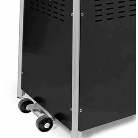 Poêle à Gaz Pour Terrasse Usage Extérieur Tuyaux Et Roues 13kW Kekai Basil 52x52x227 Cm Couleur Noir Et Design Pyramidale 7 Poêle à Gaz Pour Terrasse Usage Extérieur Tuyaux Et Roues 13kW Kekai Basil 52x52x227 Cm Couleur Noir Et Design Pyramidale – Image 5