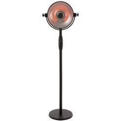 Sunred Chauffage Sur Pied Retro Sphere 2100 W Halogène Noir RSS16 - Noir