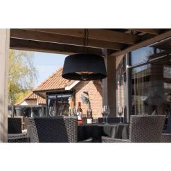 Sunred Chauffage Suspendu Artix Compact 1500W Halogène Noir ARTIX C-HB - Noir