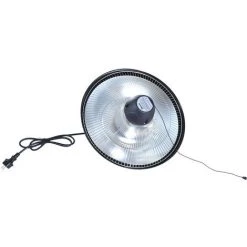 Outsunny Chauffage Radiant Suspendu Chauffage Infrarouge à Quartz 1500 W Capacité 9 M² Dim. Ø 41 X 31H Cm Noir - Noir -Chauffage d'extérieur Soldes 8841580 4