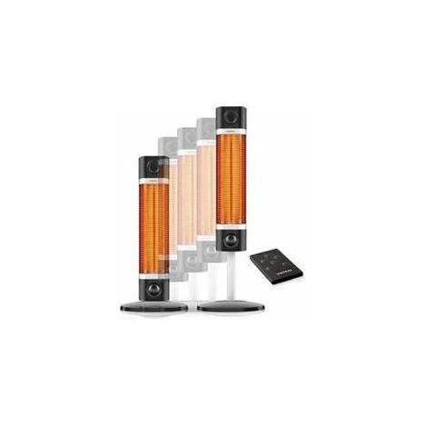 FARGAU Chauffage à Infrarouge Pour Extérieur Sigma Noir 3 FARGAU Chauffage à Infrarouge Pour Extérieur Sigma Noir