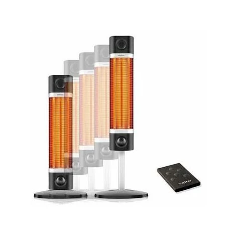 FARGAU Chauffage à Infrarouge Pour Extérieur Sigma Noir 4 FARGAU Chauffage à Infrarouge Pour Extérieur Sigma Noir – Image 2