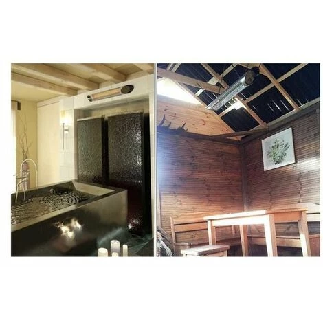 FARGAU Chauffage Infrarouge Pour Extérieur Blade Optima 2500 Noir 5 FARGAU Chauffage Infrarouge Pour Extérieur Blade Optima 2500 Noir – Image 3