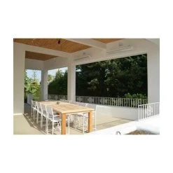 FARGAU Chauffage Infrarouge Fixe 3000 W 9m2 Blanc