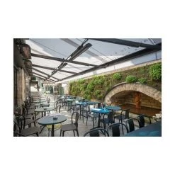 FARGAU Chauffage Infrarouge Fixe 3000 W 9m2 Noir