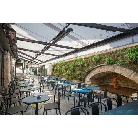 FARGAU Chauffage Infrarouge Fixe 3000 W 9m2 Noir 4 FARGAU Chauffage Infrarouge Fixe 3000 W 9m2 Noir – Image 2