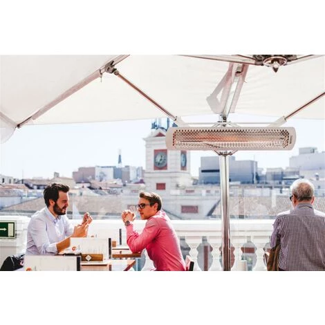 FARGAU Chauffage Infrarouge Fixe 4000 W 12m2 Blanc 4 FARGAU Chauffage Infrarouge Fixe 4000 W 12m2 Blanc – Image 2