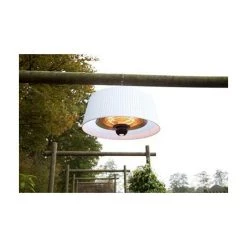 FARGAU Chauffage Infrarouge Lustre 1800 W 6m2 Blanc