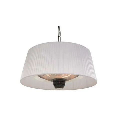 FARGAU Chauffage Infrarouge Lustre 1800 W 6m2 Blanc 6 FARGAU Chauffage Infrarouge Lustre 1800 W 6m2 Blanc – Image 4