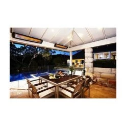 FARGAU Chauffage Infrarouge Fixe 2000 W 6m2 Noir