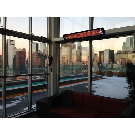 FARGAU Chauffage Infrarouge Fixe 6000 W 15m2 Noir 4 FARGAU Chauffage Infrarouge Fixe 6000 W 15m2 Noir – Image 2