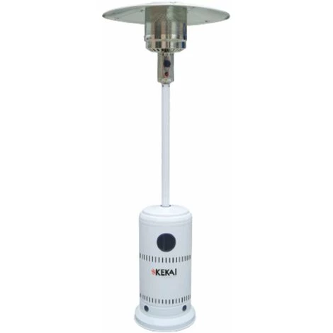 Poêle Au Gaz Pour Extérieur Kekai 13 Kw 25 M² Ø81x221 Cm Métal Blanc 3 Poêle Au Gaz Pour Extérieur Kekai 13 Kw 25 M² Ø81x221 Cm Métal Blanc