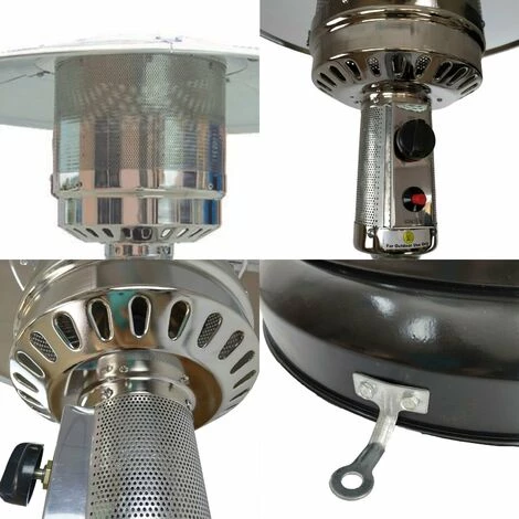 Poêle à Gaz Pour Extérieur Kekai 13 Kw 25 M² Ø81x221 Cm Métal Noir 5 Poêle à Gaz Pour Extérieur Kekai 13 Kw 25 M² Ø81x221 Cm Métal Noir – Image 3